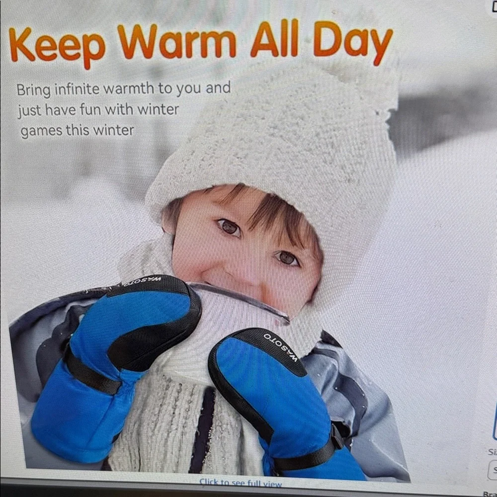Wasoto Blue Heated Gloves-